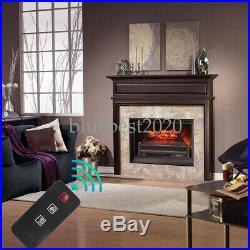 1400W Electric Fireplace Logs LED Technology Powers Fake Wood Insert Home Decor