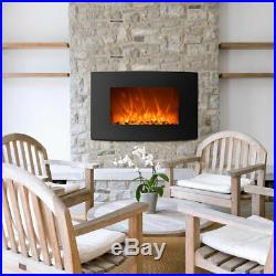 1500W 35 Electric Fireplace Insert Freestanding heater Adjustable Flame +Remote