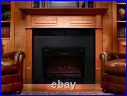 1500W Electric Fireplace Insert Adjustable 3D Flame With Remote Control & Timer