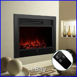 1500W Insert, Embedded, Free Standing & Wall Mount Electric Fireplace Heater Stove