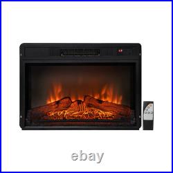 18 Inch Electric Fireplace Inserted with Adjustable LED Flame