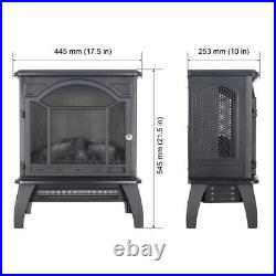 18 Infrared Electric Stove Fireplace Freestanding WithRemote Control 1500W Heater