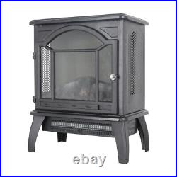 18 Infrared Electric Stove Fireplace Freestanding WithRemote Control 1500W Heater