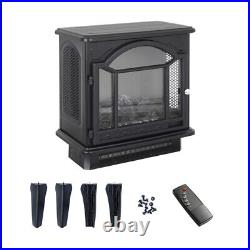 18 Infrared Electric Stove Fireplace Freestanding WithRemote Control 1500W Heater