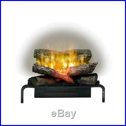 20 in. Electric Insert Log Set 5118 BTU Remote Control Wood-Burning Fireplace