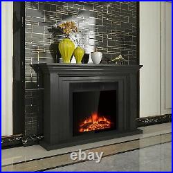 22.5 Electric Fireplace Insert Freestanding and Recessed Heater