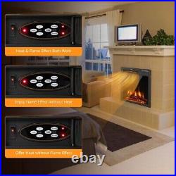 22.5 Electric Fireplace Recessed Insert with7-Level Adjustable Flame Brightness