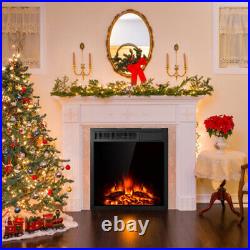 22.5 Inch Electric Fireplace Insert Freestanding and Recessed Heater