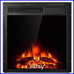 22.5 Inch Electric Fireplace Insert Freestanding and Recessed Heater