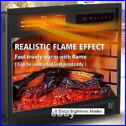22 Electric Fireplace Insert Infrared Quartz Recessed H With Remote Control 12