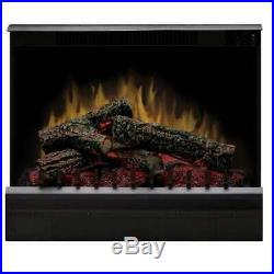 23 1375 W Electric Heater Fireplace Insert Log Flame Remote Control Warm Heat