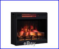 23 3D Infrared Quartz Electric Fireplace Insert with Safer Plug