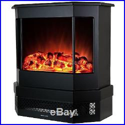 23 Electric Fireplace 1500W Adjustable Tempered Glass Freestanding Logs Insert