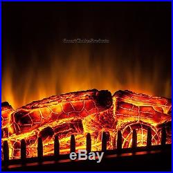 23 Electric Fireplace Heat Tempered Glass Freestanding Logs Insert