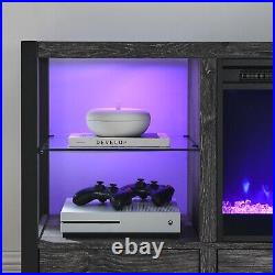 23 Electric Fireplace Insert, Ultra Thin with Crystal Flame & Remote Control