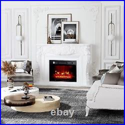 23 Fireplace Electric Insert Heater Wireless Remote For TV Stand Entertainment