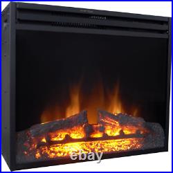 23 Freestanding 5116 BTU Electric Fireplace Insert with Remote Control