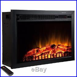 23 Freestanding Insert Heater 3D Flame Electric Fireplace Remote EF461 FP0028