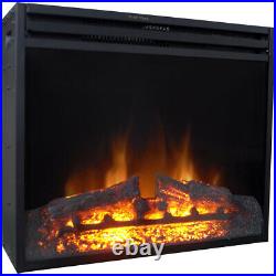 23-In. Freestanding 5116 BTU Electric Fireplace Insert with Remote Control