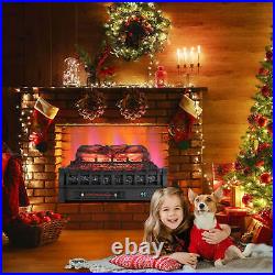 23 Inch Electric Fireplace Heater Fireplace Logs Inserts Infrared Quartz Heater