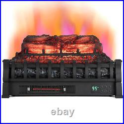 23 Inch Electric Fireplace Heater Fireplace Logs Inserts Infrared Quartz Heater