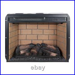 23 Inch Electric Fireplace Insert Infrared Quartz Heater With Overheating Protect