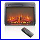 23 Insert Electric Fireplace Ultra Thin Heater with Log Set & Realistic Flame