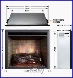 23inch Western Electric Fireplace Insert with Remote Control Model EF42D