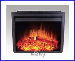 24 new Electric Fireplace Insert (2301T) Adjust Temp Remote Heater flame