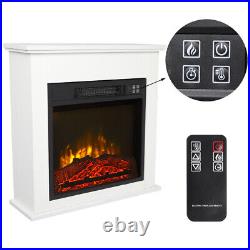 25'' Electric Fireplace Insert Electric Heater Wall Mounted Touch Screen 1400W