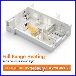 25 Electric Fireplace Recessed 900/1350W Fireplace Heater with Remote Control