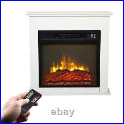 25in. Electric Fireplace Insert Electric Heater Wall Mounted Touch Screen 1400W