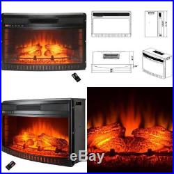 26 Adjustable Electric Fireplace Heater Stove Insert with Remote Control