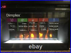 26 Dimplex EF2570G Electric Fireplace Glass Insert 4 Color Remote Crystals NWOB