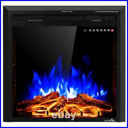 26 Electric Fireplace Embedded Insert Heater 750With1500W with Remote Control