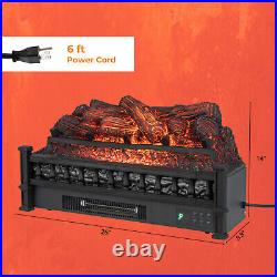26 Electric Fireplace Heater Insert Infrared Quartz Heater with Remote Control