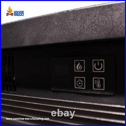 26 Electric Fireplace Recessed Insert or Wall Mounted 1400W Electric Heater US