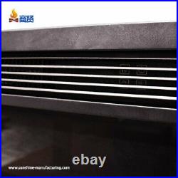 26 Electric Fireplace Recessed Insert or Wall Mounted 1400W Electric Heater US