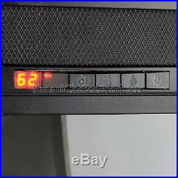 26 in. Freestanding Electric Fireplace Insert Heater Remote Control