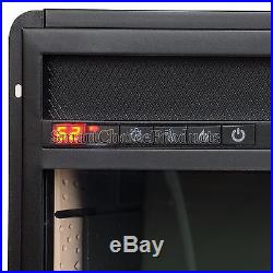 26 in. Insert Heater with Tempered Glass Freestanding Electric Fireplace