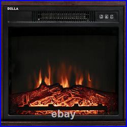 27 Insert Wood Style Mantel Electric Fireplace 3D Flame Log Heater, 1400Watts