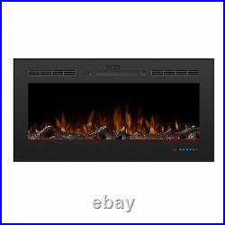 28 30 33 50 Inch Led Digital Flames Black Insert Wall Mounted Electric Fire 2021