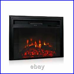 28 Inch in-Wall Electric Fireplace Inserts Heat Adjustable with Remote Control