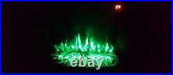 28 in Cozy Warmth Indoor Electric Fireplace Insert Black by Sunnydaze