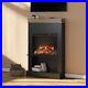 30Electric Fireplace with Mantel and Shelf, Replaceable Fireplace Insert Heater