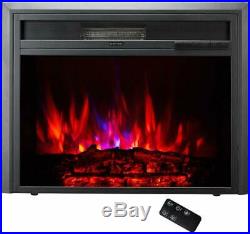 30 Electric Fireplace Insert Stove Heater Automatic Shut Off 750W-1500W Remote