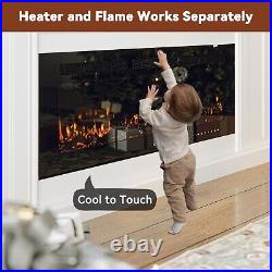 30 Electric Fireplace Wall Mounted Linear Fireplace Heater withRemote Control