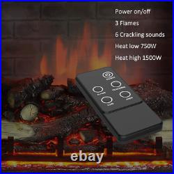 30 Inches, 23 Inches High, Gavin Electric Fireplace Insert with Simulation Brick