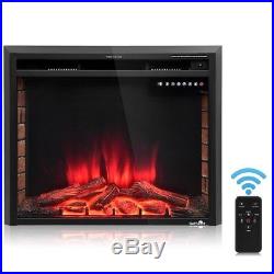 30 Room Vintage Embedded Fireplace Electric Insert Heater Log Flame 750-1500W