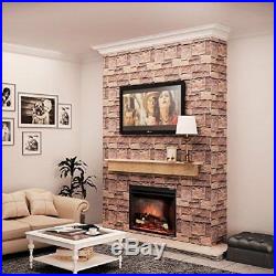 30 inch Electric Fireplace Insert with Remote Control Energy Saving Heater